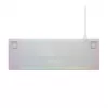 CHERRY K5V2 kompakta tastatūra spēlēm USB QWERTZ vācu balta 68 taustiņi RGB LED