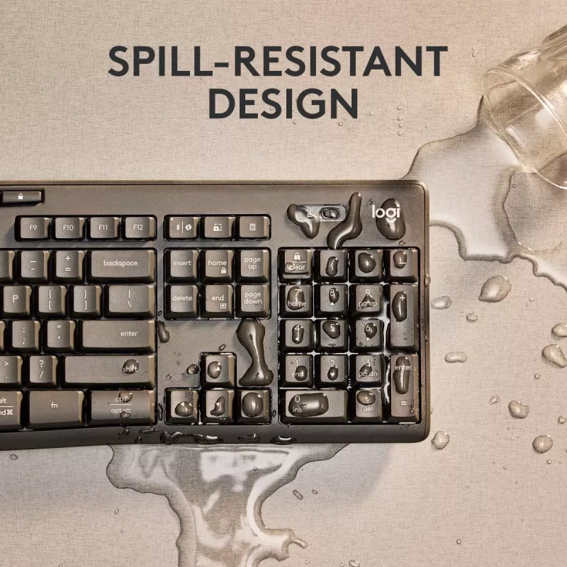 Logitech MK370 Combo for Business bezvadu tastatūra un pele, pilna izmēra QWERTZ
