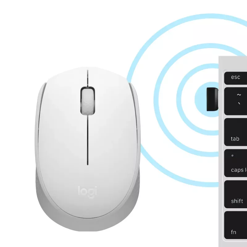 LOGITECH M171 Bezvadu pele, izslēgti balta EMEA