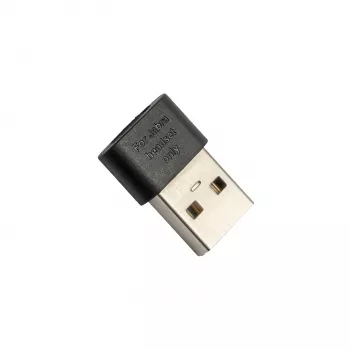 USB-C Adapter Jabra 14208-38 USB-C sieviešu uz USB-A vīriešu, melns