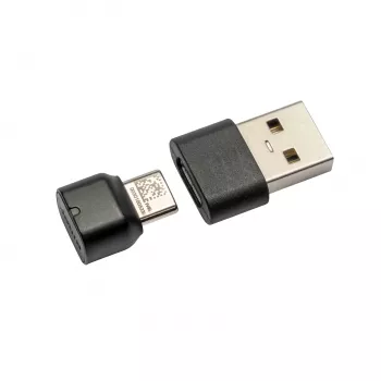 USB-C Adapter Jabra 14208-38 USB-C sieviešu uz USB-A vīriešu, melns