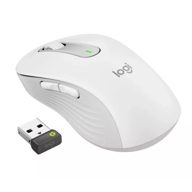 LOGITECH Signature M650 L bezvadu pele – pelēkbalta EMEA
