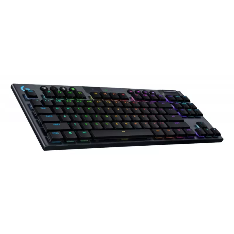Logitech G915 X LIGHTSPEED spēļu klaviatūra, USB, RF, Bluetooth, QWERTZ, vācu, melna