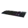 Logitech G G915 X LIGHTSPEED tastatūra Spēļu USB RF Bezvadu Bluetooth QWERTZ vācu melna