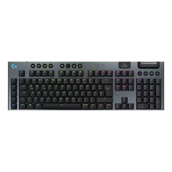 Logitech G915 X LIGHTSPEED tastatūra spēļu USB RF bezvadu Bluetooth QWERTZ vācu melna