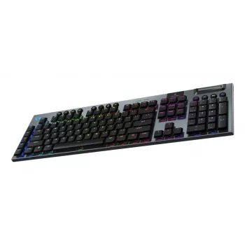 Logitech G915 X LIGHTSPEED tastatūra spēļu USB RF bezvadu Bluetooth QWERTZ vācu melna