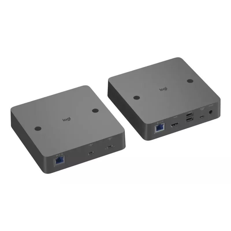 Extend komplekts Logitech Extend Melns Pārstrādāta plastmasa USB-C kabeļi