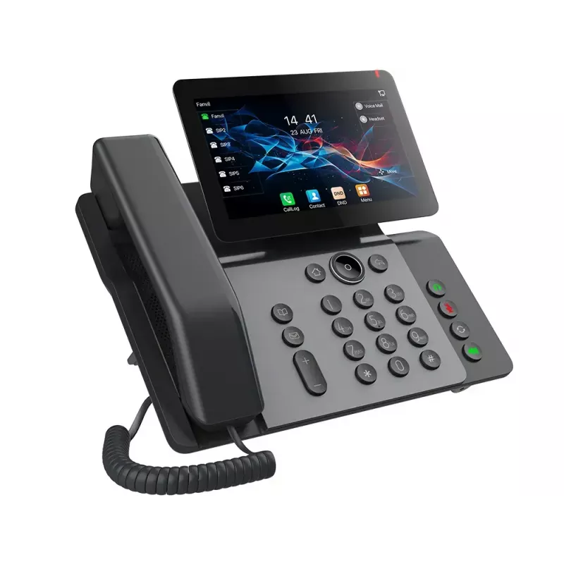 Fanvil V66 IP tālrunis, SIP, PoE, Gigabit, USB, Bluetooth, Wi-Fi