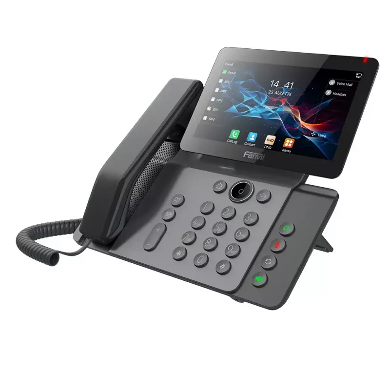Fanvil V66 IP tālrunis, SIP, PoE, Gigabit, USB, Bluetooth, Wi-Fi