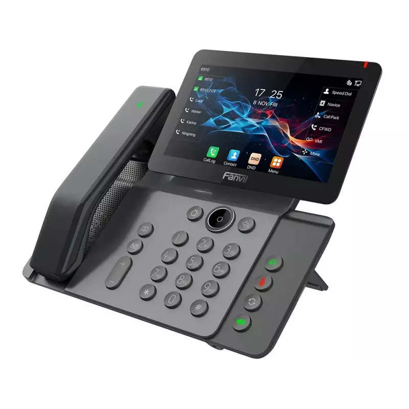IP tālrunis Fanvil V66 PRO tumši pelēks 20 līnijas IPS Wi-Fi vadu klausule