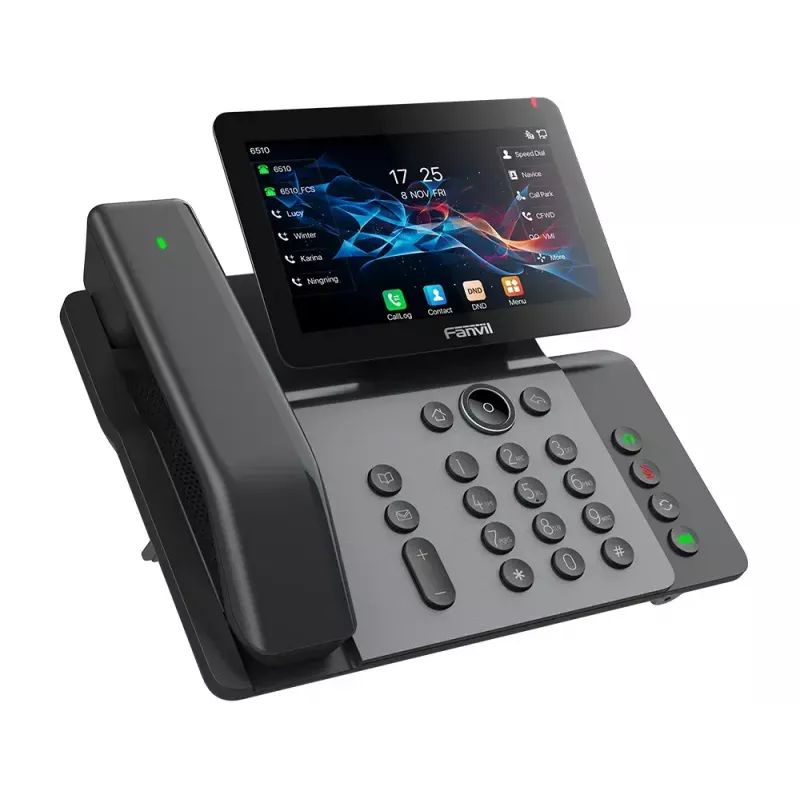 IP tālrunis Fanvil V66 PRO tumši pelēks 20 līnijas IPS Wi-Fi vadu klausule