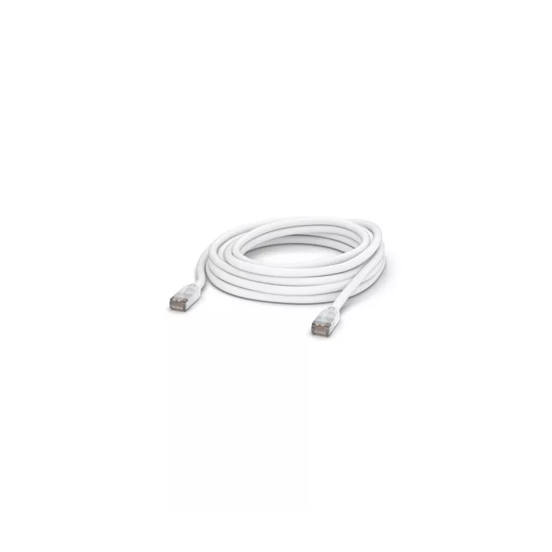 Tīkla ielīpu kabelis UBIQUITI UACC-CABLE-PATCH-OUTDOOR-8M-W RJ-45 Cat5e 8 m Balts