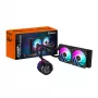 Universāls šķidruma dzesētājs GIGABYTE AORUS WATERFORCE X II 240 2x120mm ARGB ventilatori