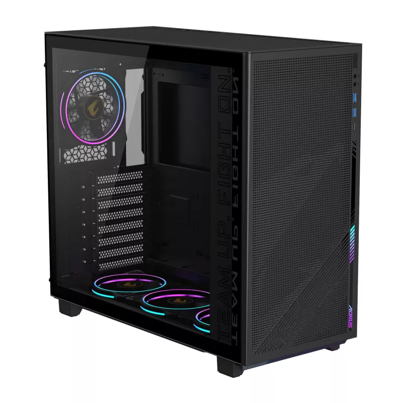 PC Case GIGABYTE C400 Midi Tower Melns