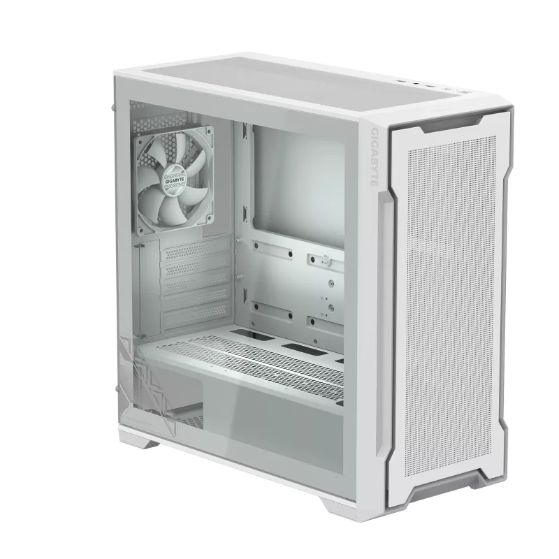 PC Case GIGABYTE C102 GLASS Midi Tower balta