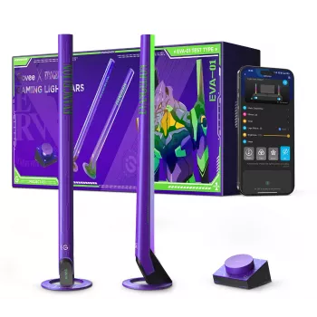 Viedā apgaismojuma komplekts Govee H6047, Wi‑Fi/Bluetooth, 12V 24W, melns, 5 gab.