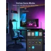 Viedā apgaismojuma komplekts Govee H6047, Wi‑Fi/Bluetooth, 12V 24W, melns, 5 gab.