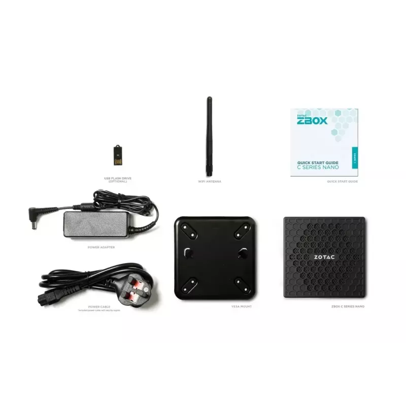 Zotac ZBOX CI337 nano barebone mini dators, Intel N100