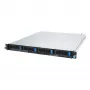 Rack serveris ASUS RS300-E12-RS4, 1U, Intel C262, LGA1700, Xeon E-2400, 4x karstā maiņa 3,5 collu sloti, 450W barošanas bloks, DDR5 UDIMM līdz 128 GB