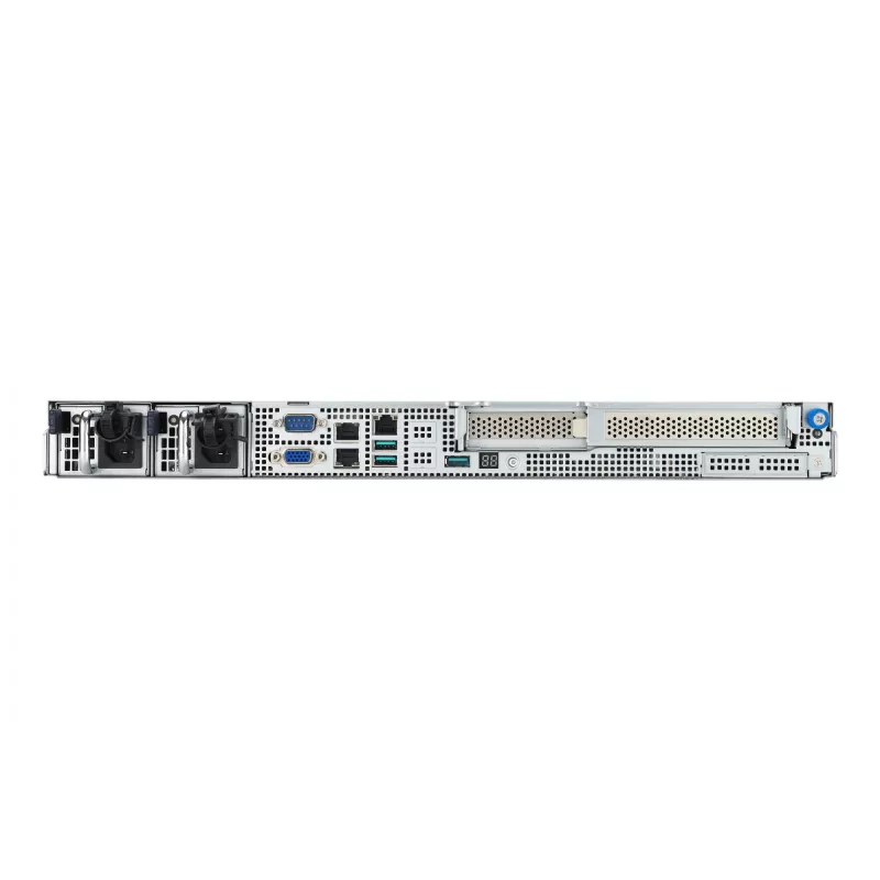 Rack serveris ASUS RS300-E12-RS4, 1U, Intel C262, LGA1700, Xeon E-2400, 4x karstā maiņa 3,5 collu sloti, 450W barošanas bloks, DDR5 UDIMM līdz 128 GB
