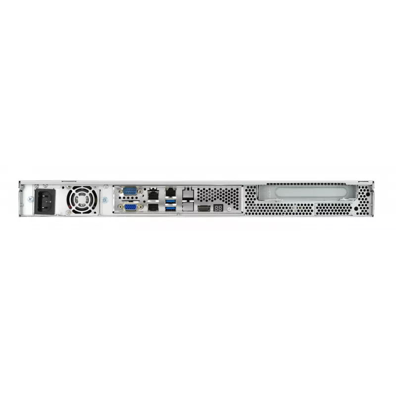 Plauktu serveris ASUS RS100-E11-PI2, Intel C252, LGA 1200, 1U, 4 DIMM, DDR4 līdz 128 GB, 350W barošanas bloks, 2x RJ-45, M.2