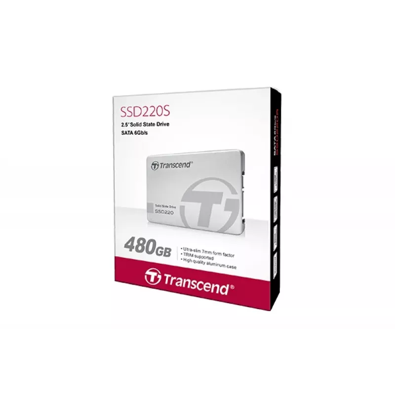 SSD disks Transcend 480GB 2,5 collu SATA III TS480GSSD220S
