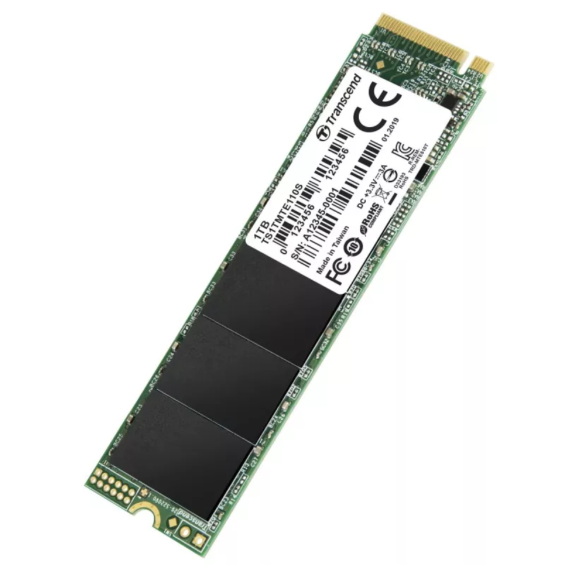 TRANSCEND SSD 110s 1TB M.2 2280 NVMe PCI-E GEN3 x4 abpusējs
