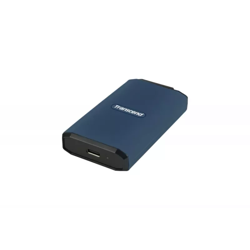 TRANSCEND SSD - Esd410c Portable Drive - 4TB - USB Type C / A - Dark Blue