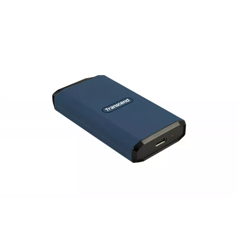 TRANSCEND SSD - Esd410c Portable Drive - 4TB - USB Type C / A - Dark Blue