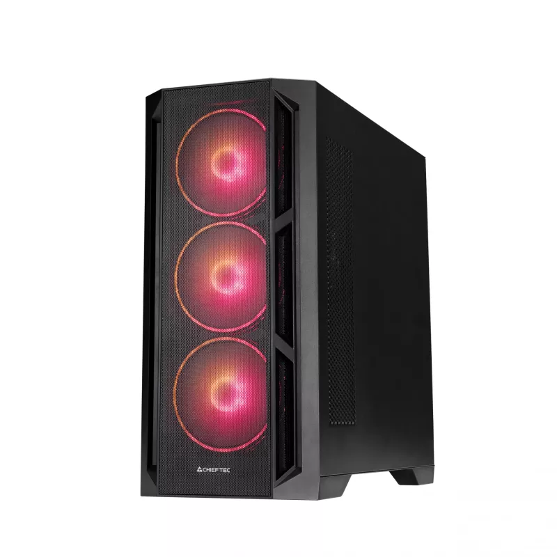 Chieftec PC Case GA-01B-L-OP APEX LUMO Midi Tower Melns