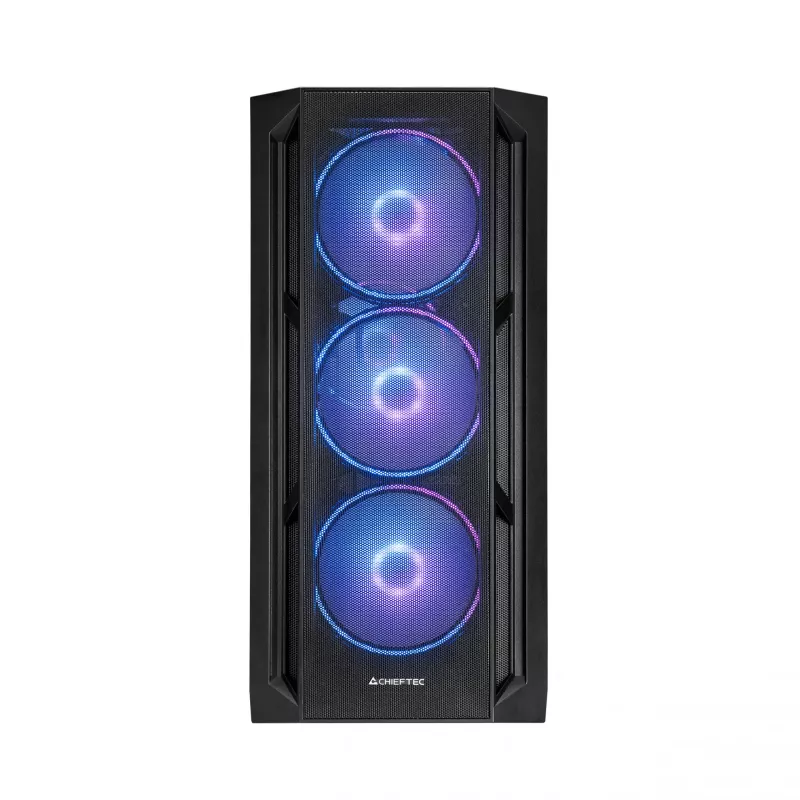 Chieftec PC Case GA-01B-L-OP APEX LUMO Midi Tower Melns