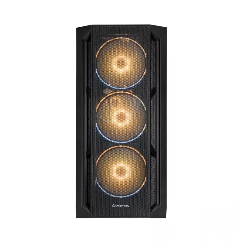 Chieftec PC Case GA-01B-L-OP APEX LUMO Midi Tower Melns