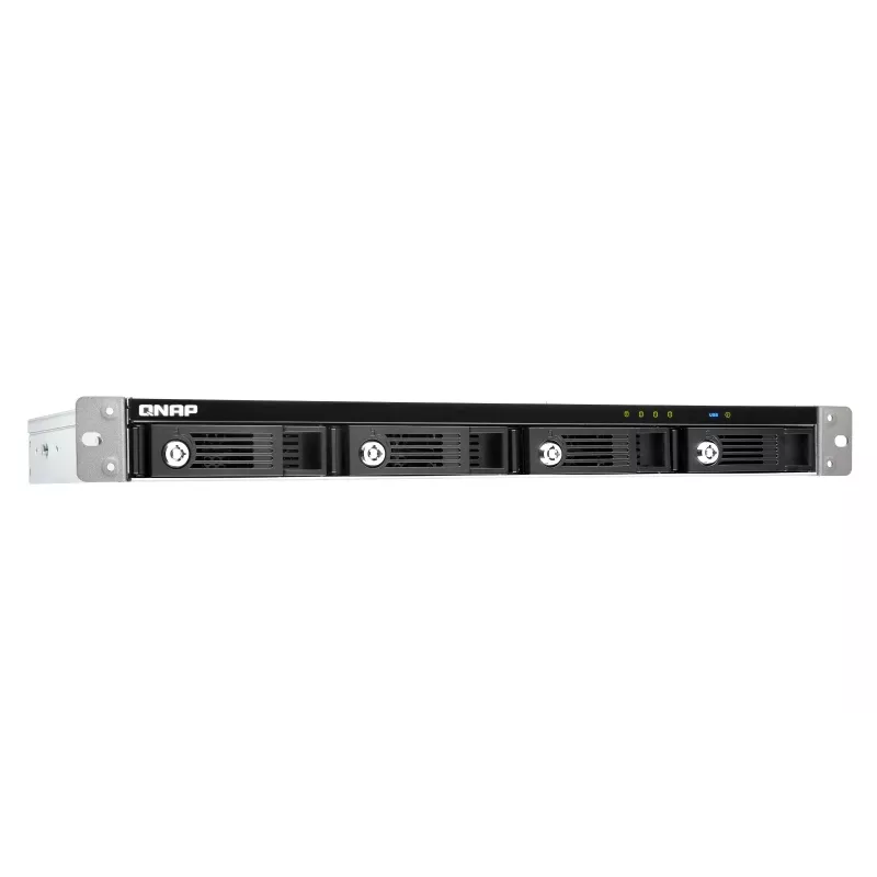 QNAP 4-bay 1U 12 short-depth rackmount 3.5in SATA HDD USB 3.0 type-C hardware RAID external enclosure