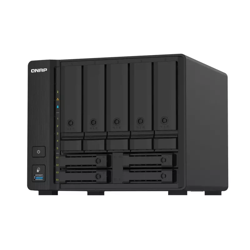 QNAP TS-932PX NAS Tornis Annapurna Labs Alpine AL-324 4 GB DDR4 0 TB QNAP Turbo System Melns