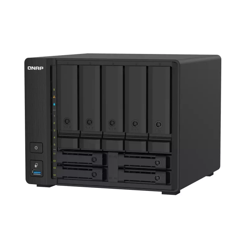 QNAP TS-932PX NAS Tornis Annapurna Labs Alpine AL-324 4 GB DDR4 0 TB QNAP Turbo System Melns