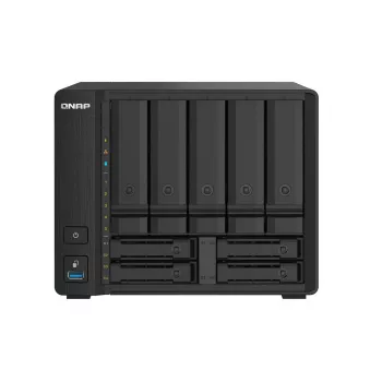 QNAP TS-932PX NAS Tornis Annapurna Labs Alpine AL-324 4 GB DDR4 0 TB QNAP Turbo System Melns