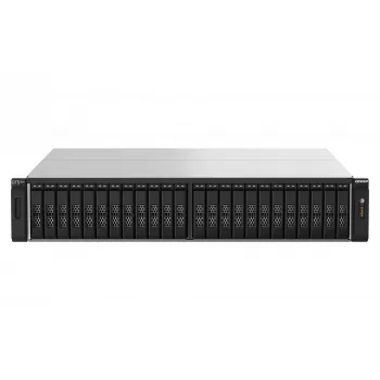 QNAP TS-h2490FU NAS Rack (2U) EPYC 7302P 128 GB DDR4 0 TB QuTS hero Melns, Pelēks