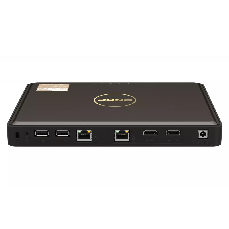 QNAP TBS-464 NAS Desktop Intel® Celeron® N5105 8 GB DDR4 0 TB QNAP Turbo System Melns
