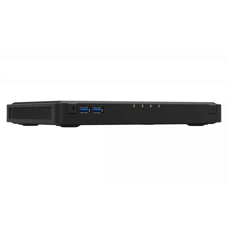 QNAP TBS-464 NAS Desktop Intel® Celeron® N5105 8 GB DDR4 0 TB QNAP Turbo System Melns