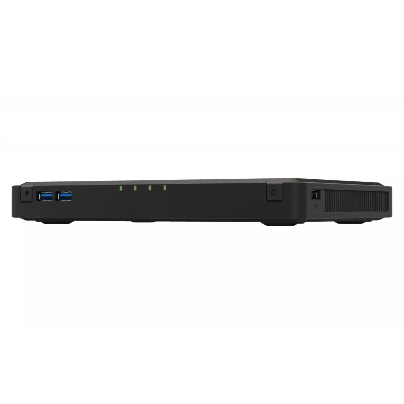 QNAP TBS-464 NAS Desktop Intel® Celeron® N5105 8 GB DDR4 0 TB QNAP Turbo System Melns