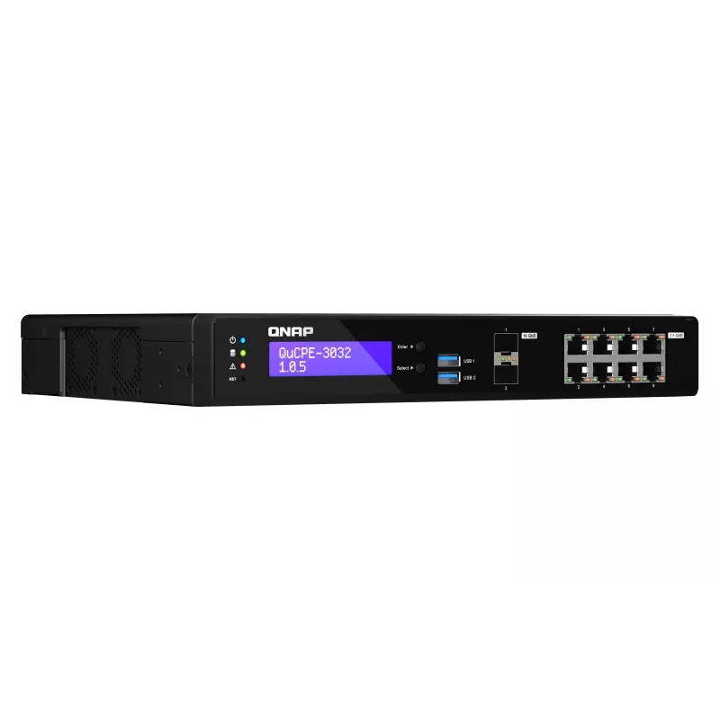 QNAP QuCPE-3032 Intel Atom C3558R 8GB DDR4 2.5GbE