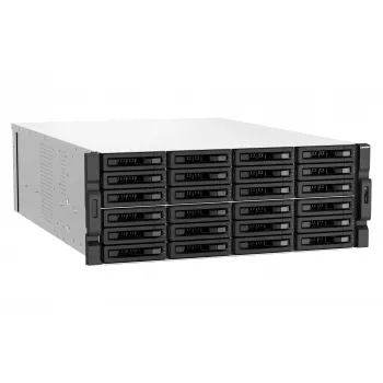 QNAP TS-H3087XU-RP NAS Rack (4U) Intel Xeon E E-2378 64 GB DDR4 0 TB QuTS hero Melns, Balts