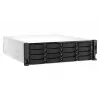 QNAP TS-H2287XU-RP NAS Rack (3U) Intel Xeon E E-2378 64 GB DDR4 0 TB QuTS hero Melns, Balts