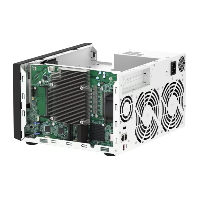 QNAP TVS-h874X NAS Tornis Intel® Core™ i9 64 GB DDR4 0 TB QuTS hero Melns