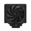 Gaisa dzesētājs DeepCool ASSASSIN IV VC VISION — divu ventilatoru 120/140 mm, 300 W TDP, 7 siltuma caurules, saderīgs ar LGA115x/LGA1200/LGA1700/LGA20xx, melns