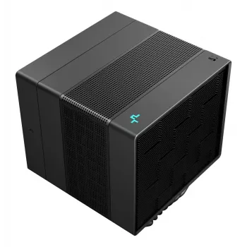 Gaisa dzesētājs DeepCool ASSASSIN IV 14 cm melns — 2.44 mmH2O maks. gaisa spiediens, 14 cm FDB ventilators, 1700 RPM, 79.1 cfm, 7 siltuma caurules