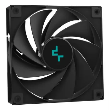 Gaisa dzesētājs DeepCool ASSASSIN IV 14 cm melns — 2.44 mmH2O maks. gaisa spiediens, 14 cm FDB ventilators, 1700 RPM, 79.1 cfm, 7 siltuma caurules