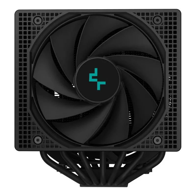 Gaisa dzesētājs DeepCool ASSASSIN IV 14 cm melns — 2.44 mmH2O maks. gaisa spiediens, 14 cm FDB ventilators, 1700 RPM, 79.1 cfm, 7 siltuma caurules