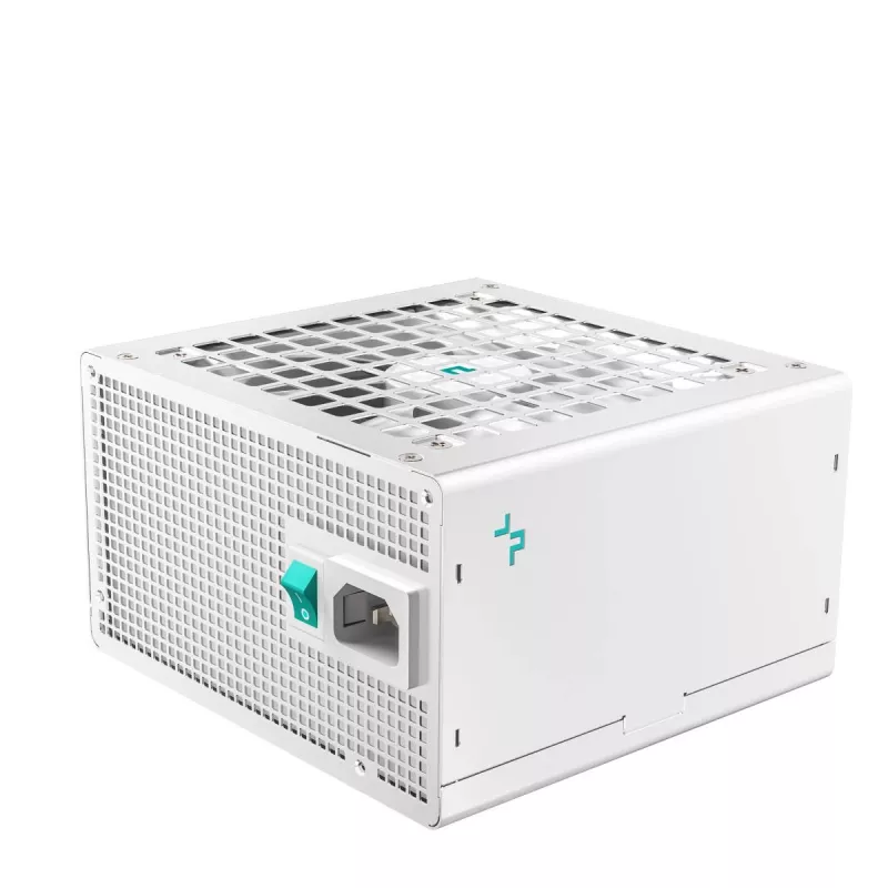 Barošanas bloks DeepCool PL750D WH — 750 W, ATX 20+4 pin, 80 PLUS Bronze, 120 mm ventilators, balts