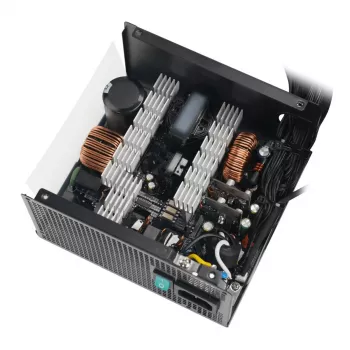 Barošanas bloks DeepCool PL750D 750W ATX 3.0 80 PLUS Bronze, 120 mm ventilators, 20+4 kontaktu, melns